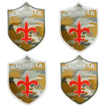 CROWBAR - Fleur-de-lis - (Brown Camo) Woven Patch