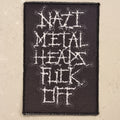NAZI METALHEADS FUCK OFF - Patch