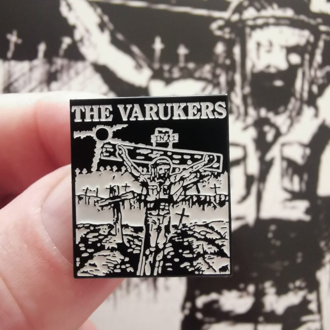THE VARUKERS Another Religion Another War Enamel Pin (Small)