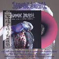 NAPALM DEATH ‎– Throes Of Joy In The Jaws Of Defeatism ("No skin is spoiled with imperfections" / Pink/Black Haze - China Edition) LP