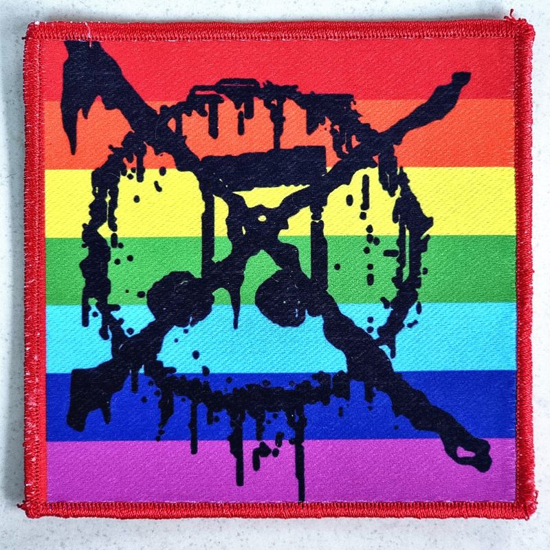 NOISE NOT MUSIC - (Rainbow w/Red Border) Patch