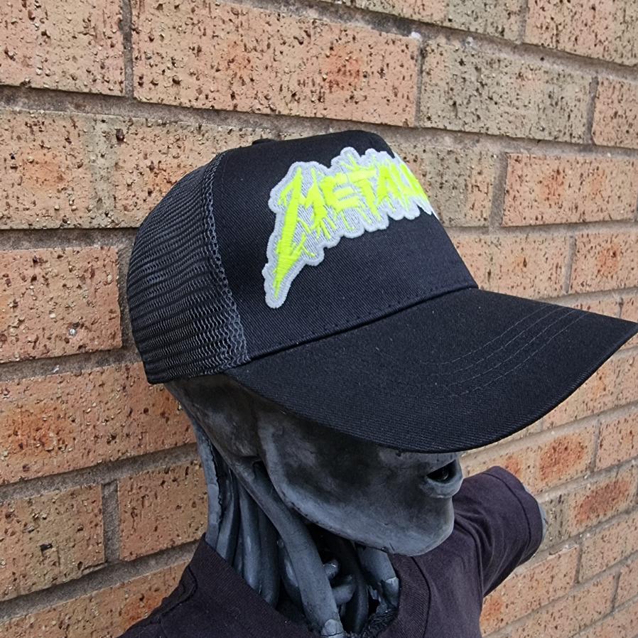 METALLICA - Splatter (Glow in the Dark) Logo TRUCKER CAP