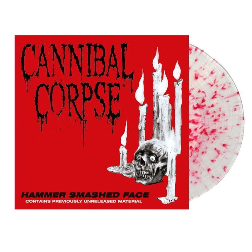 CANNIBAL CORPSE – Hammer Smashed (Ltd. Clear w/ Red Splatter) LP