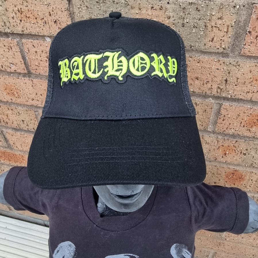 BATHORY - (Glow in the Dark) Logo TRUCKER CAP