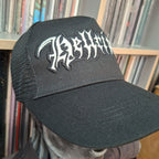 HELLRIPPER - (Glow in the Dark) Scythe Logo - TRUCKER CAP