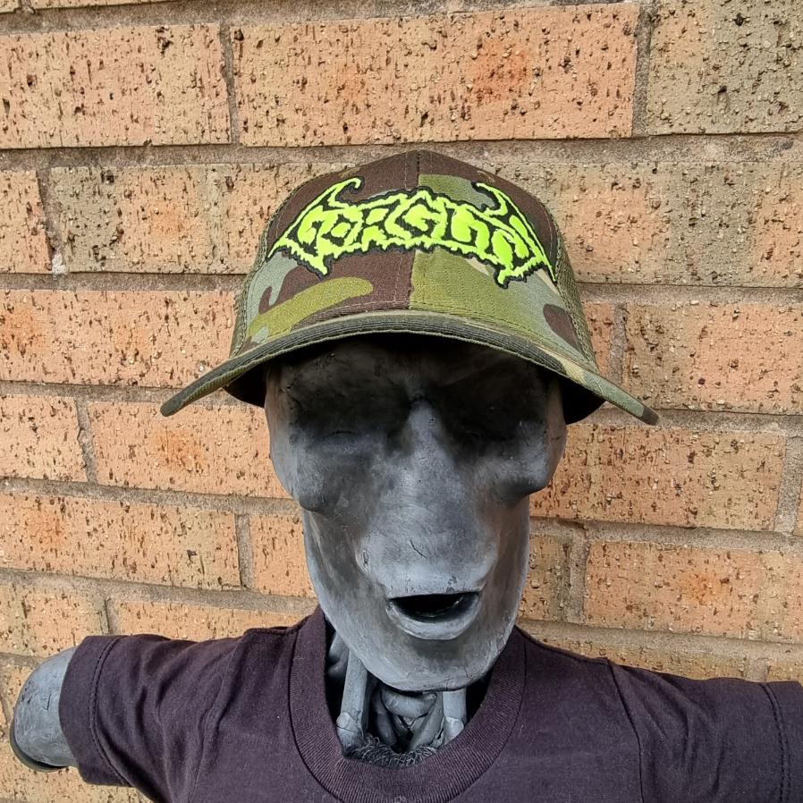 GORGUTS - (Glow in the Dark) Logo CAMO TRUCKER CAP