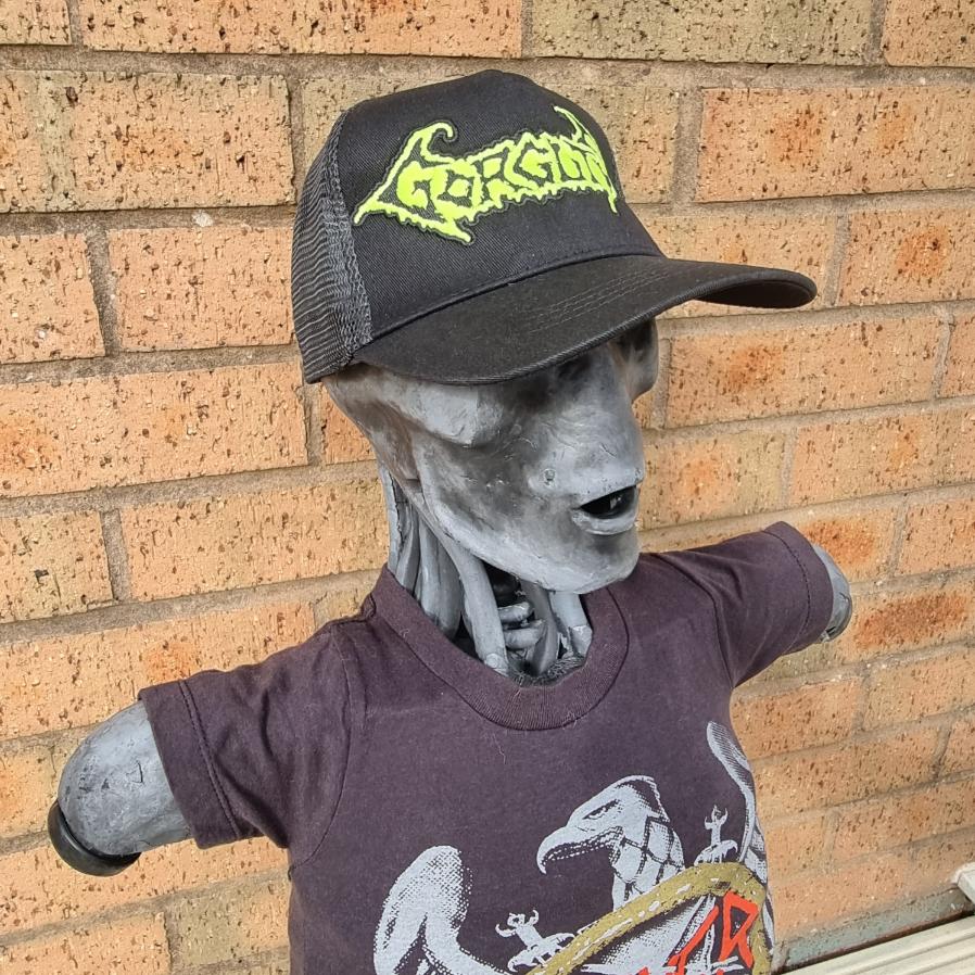 GORGUTS - (Glow in the Dark) Logo TRUCKER CAP