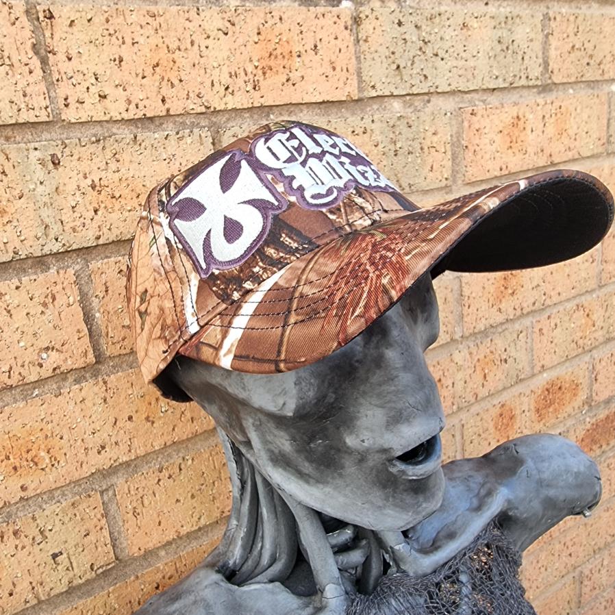 ELECTRIC WIZARD - (Glow in the Dark) Logo LEAF CAMO BASEBALL CAP