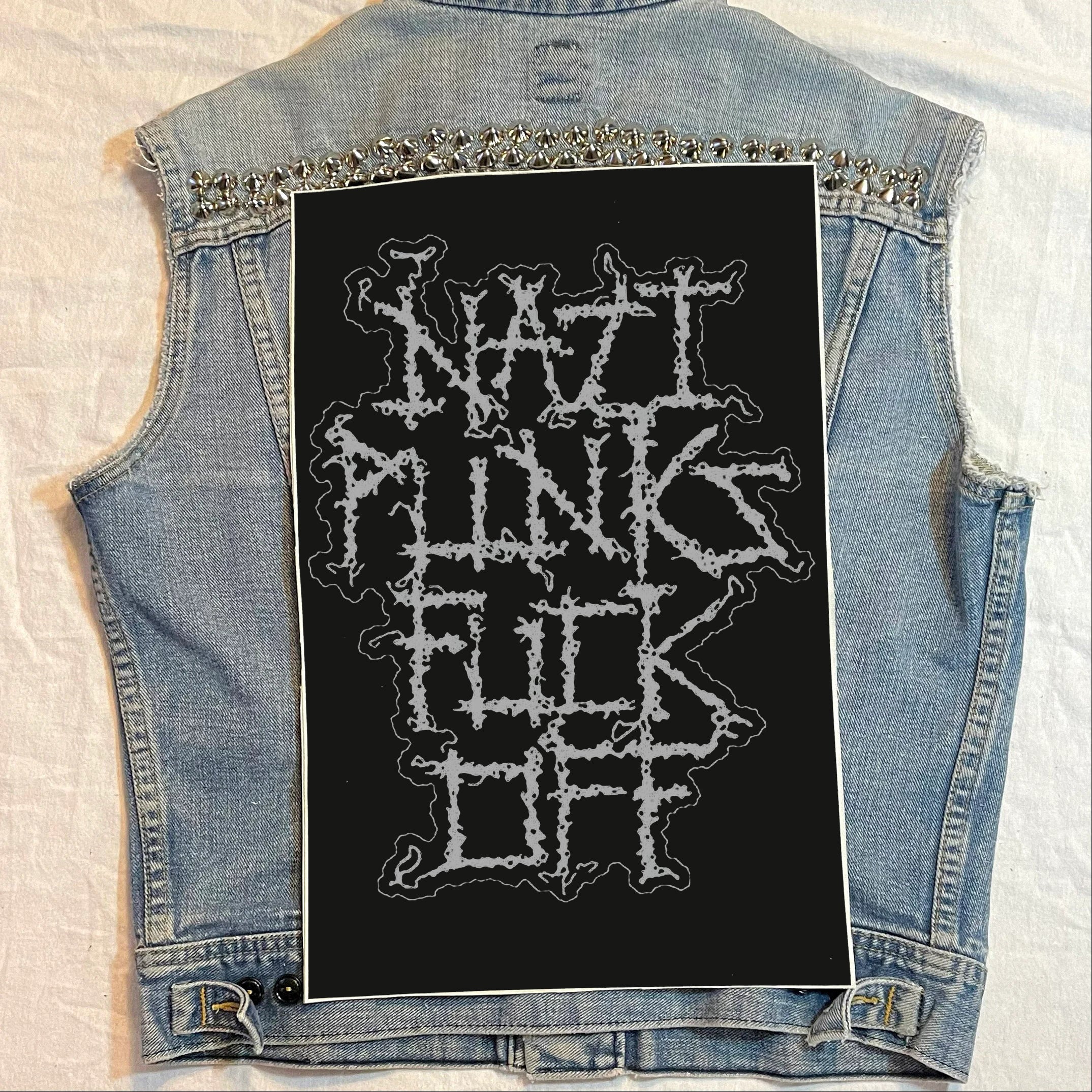 Nazi Punks Fuck Off Backpatch