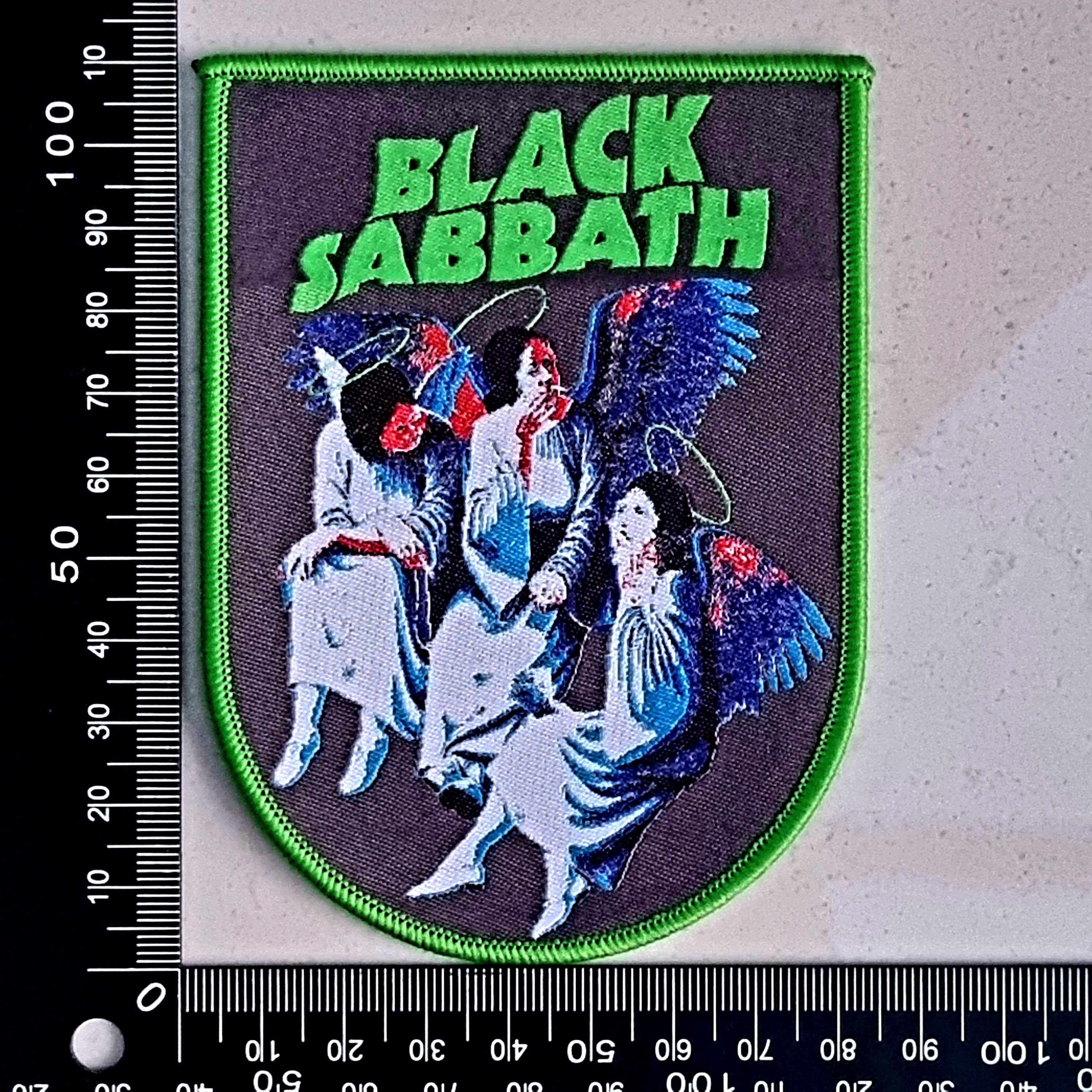 BLACK SABBATH - Heaven & Hell - (Green Border) Woven Patch