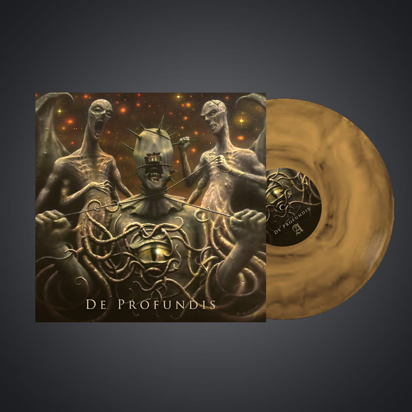 VADER - De Profundis (GOLD w/GLITTER & BLACK) LP