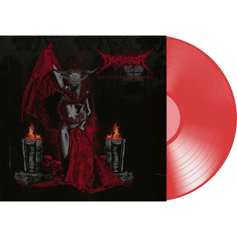 DEVASTATOR - Baptized In Blasphemy (Transparent Red Ltd.500) LP