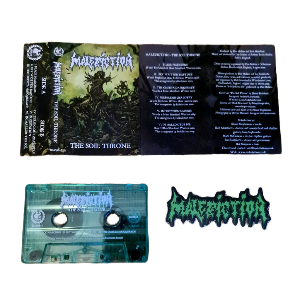 MALEDICTION - The Soil Throne - MC Tape