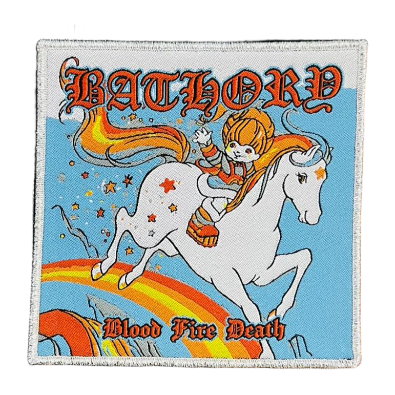 BATHORY - Blood Fire Death Unicorn - Woven Patch
