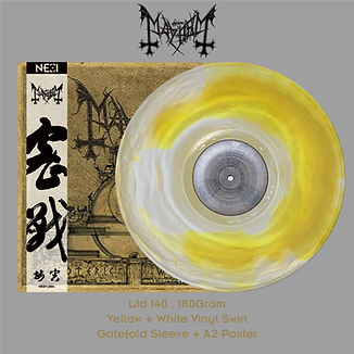 MAYHEM - Esoteric Warfare (Yellow & White Swirl - China Edition Ltd 140) LP