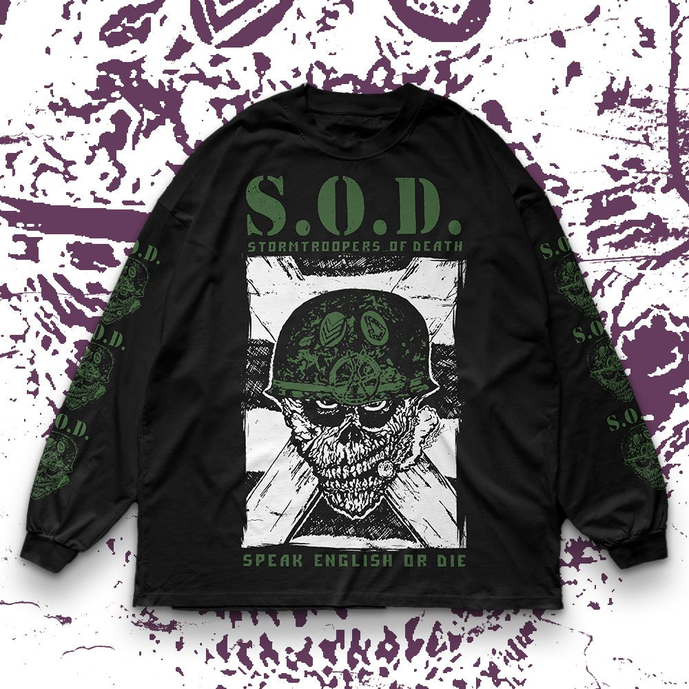 S.O.D.: Stormtroopers Of Death - Speak English Or Die - LONGSLEEVE
