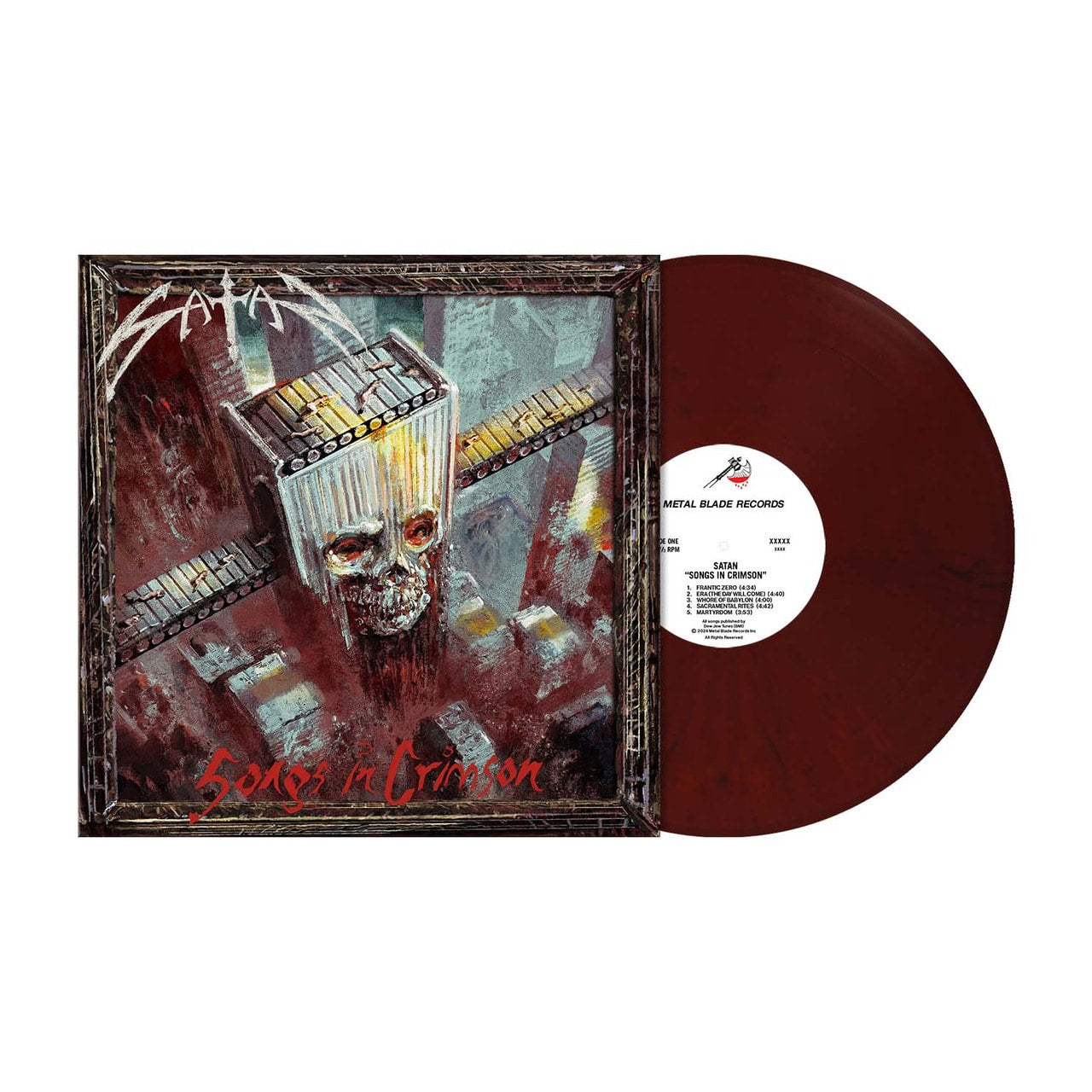SATAN - Songs in Crimson (Ltd. Dark Crimson Marbled) LP