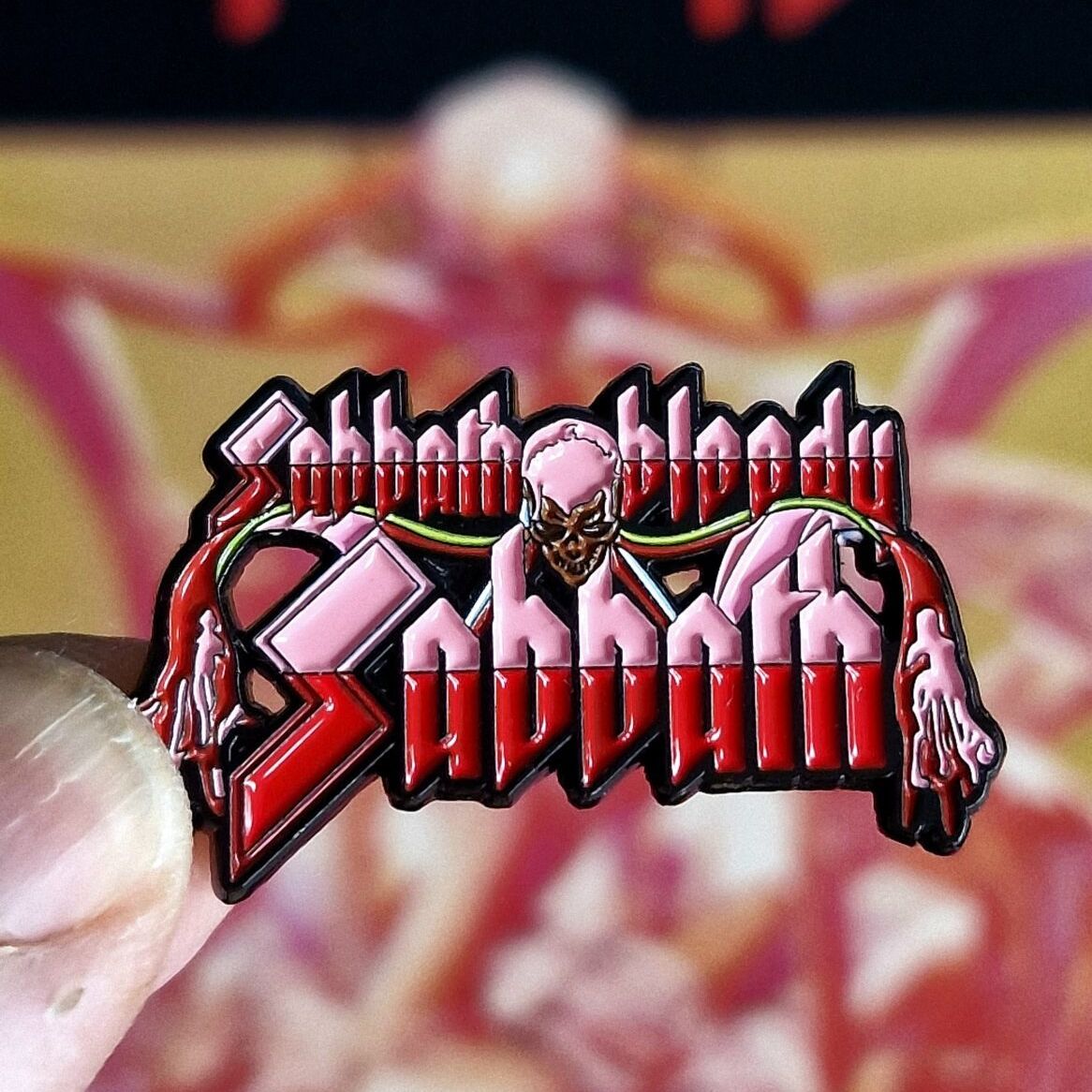 BLACK SABBATH Bloody Sabbath Enamel Pin