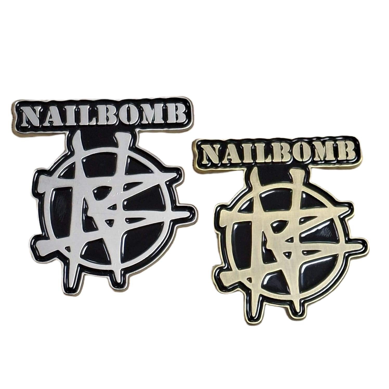 NAILBOMB - Logo - Enamel Pin