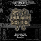 INHUMAN NATURE - Logo - Enamel Pin