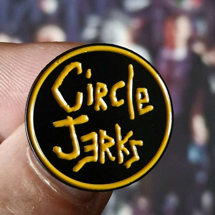 CIRCLE JERKS Enamel Pin (Small)