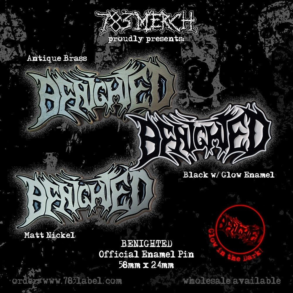 BENIGHTED - Logo - Enamel Pin