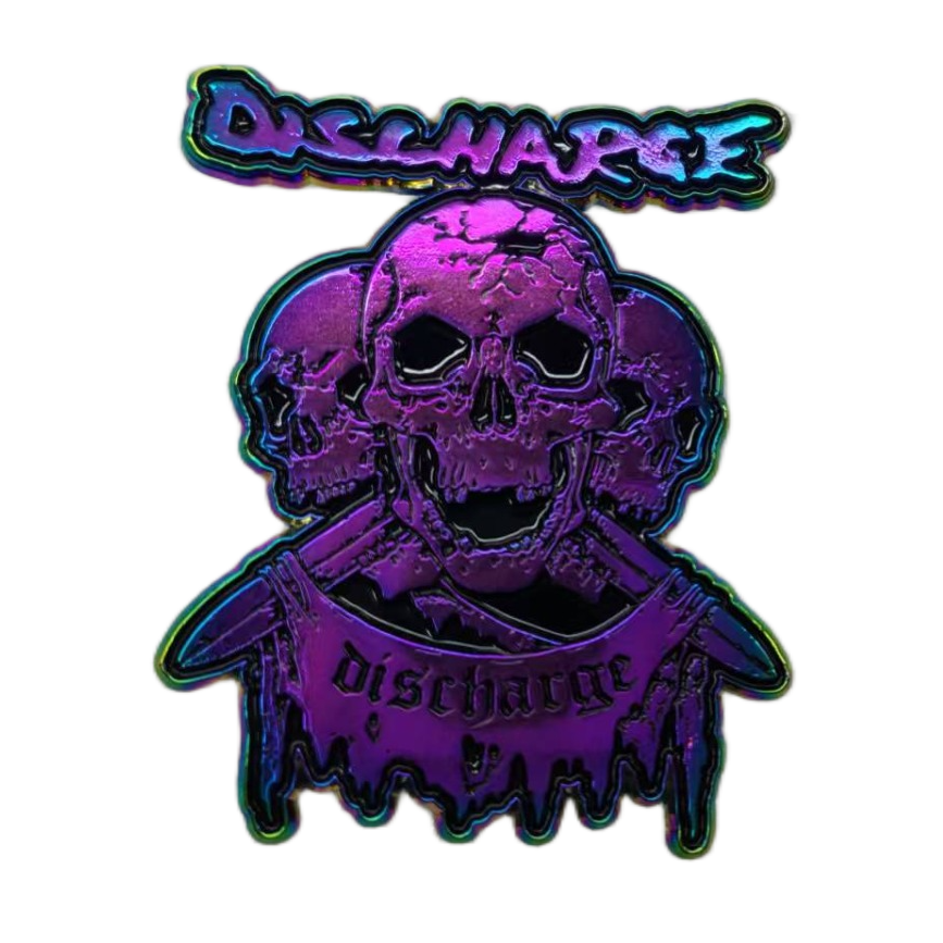 DISCHARGE - Logo - Enamel Pin