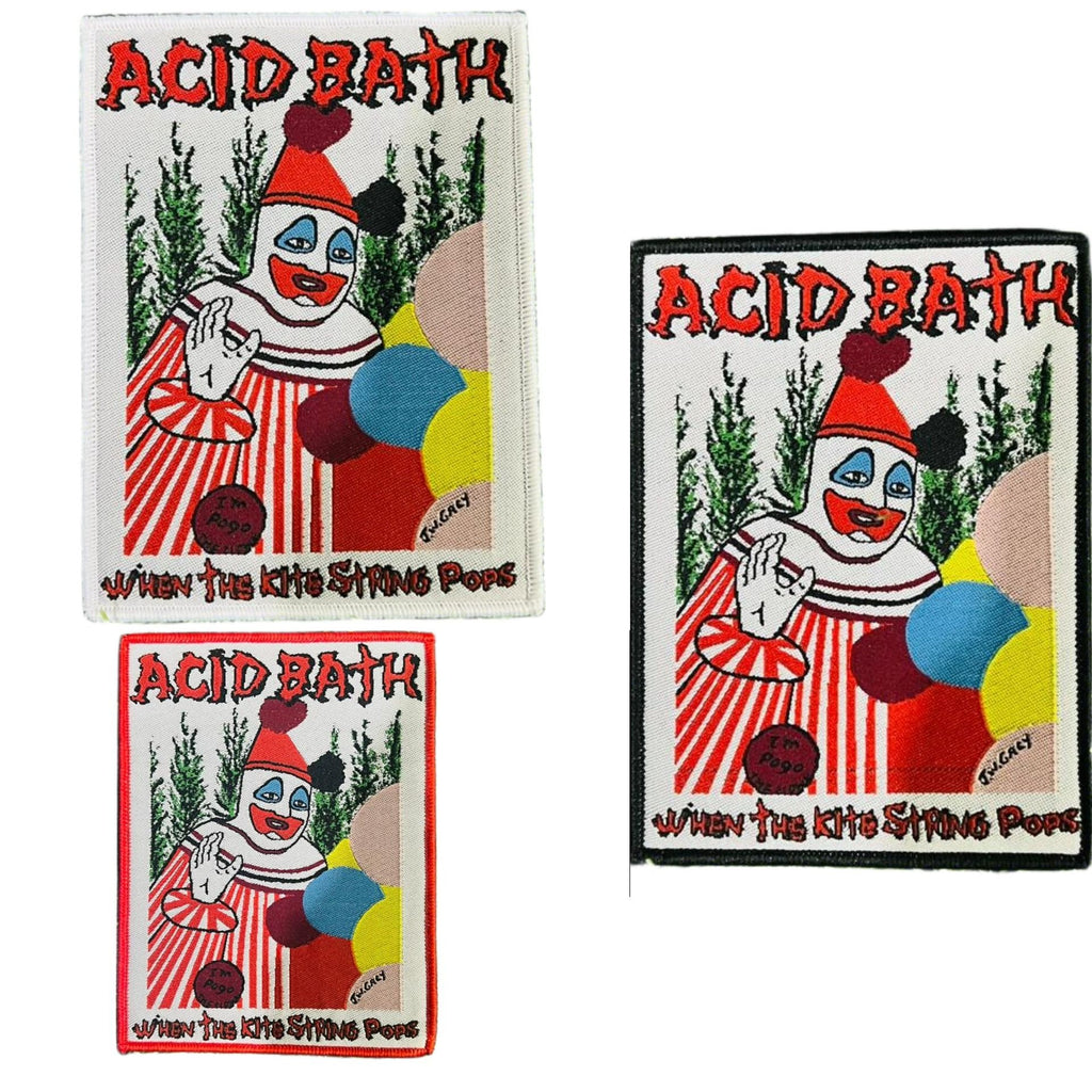 ACID BATH - When the Kite String Pops - Woven Patch