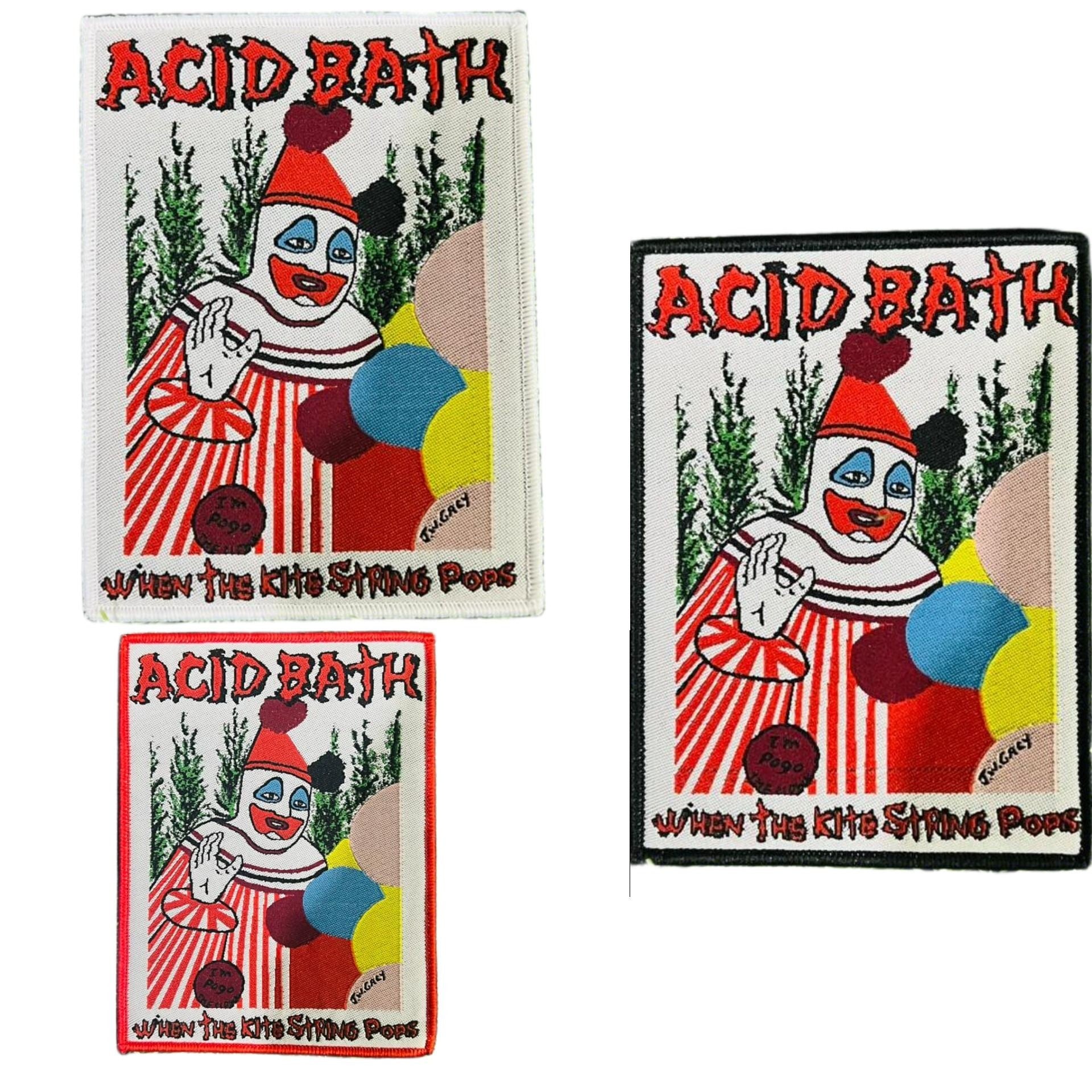 ACID BATH - When the Kite String Pops - Woven Patch