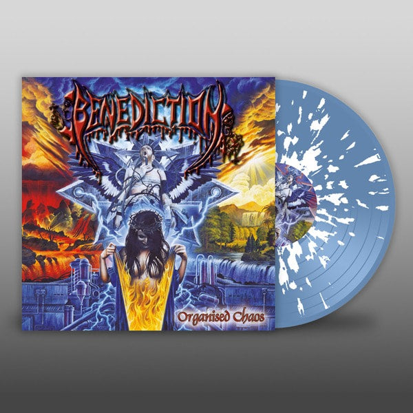 BENEDICTION - Organised Chaos (Light Blue w/White Splatter) 2LP