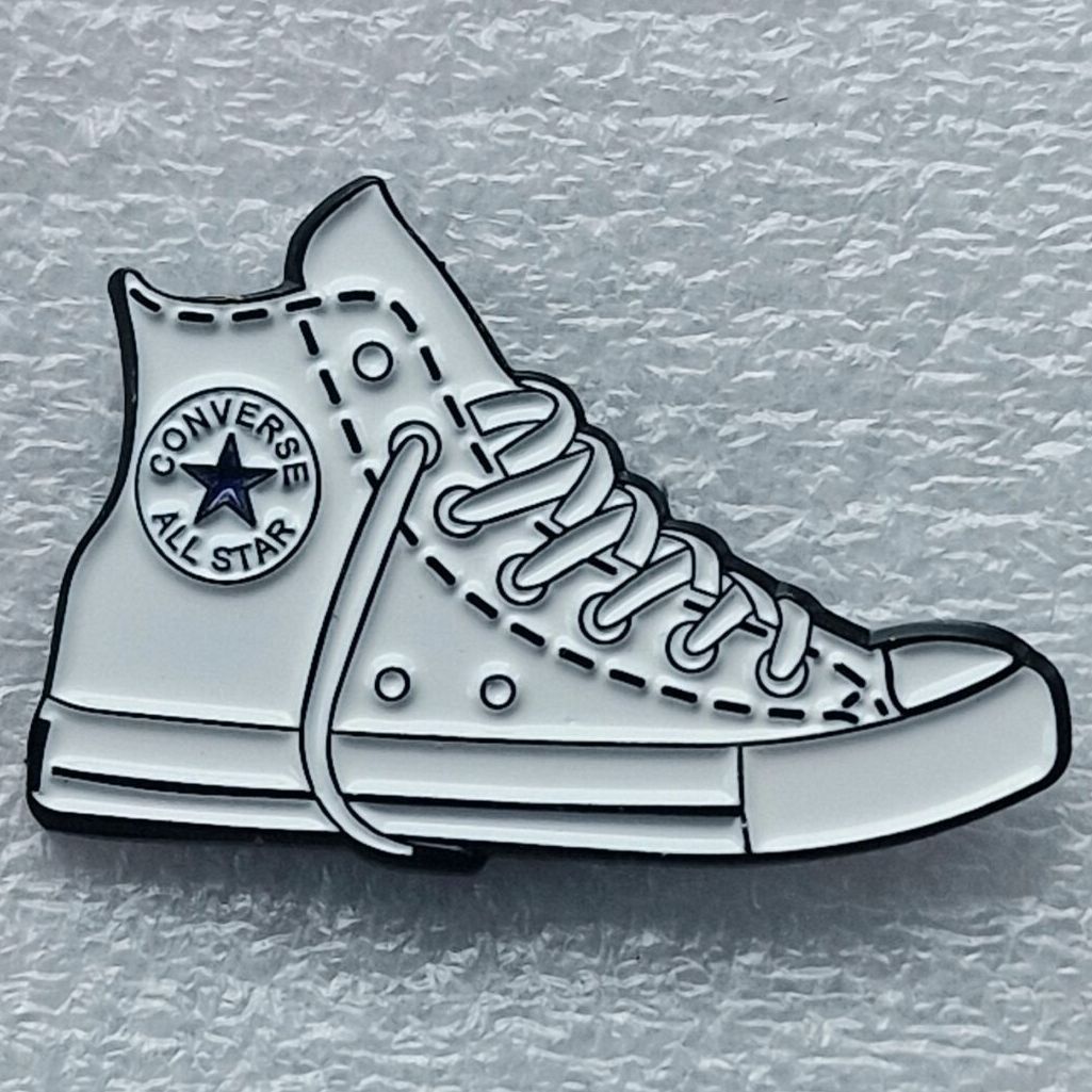 CONVERSE White Enamel Pin (Small)