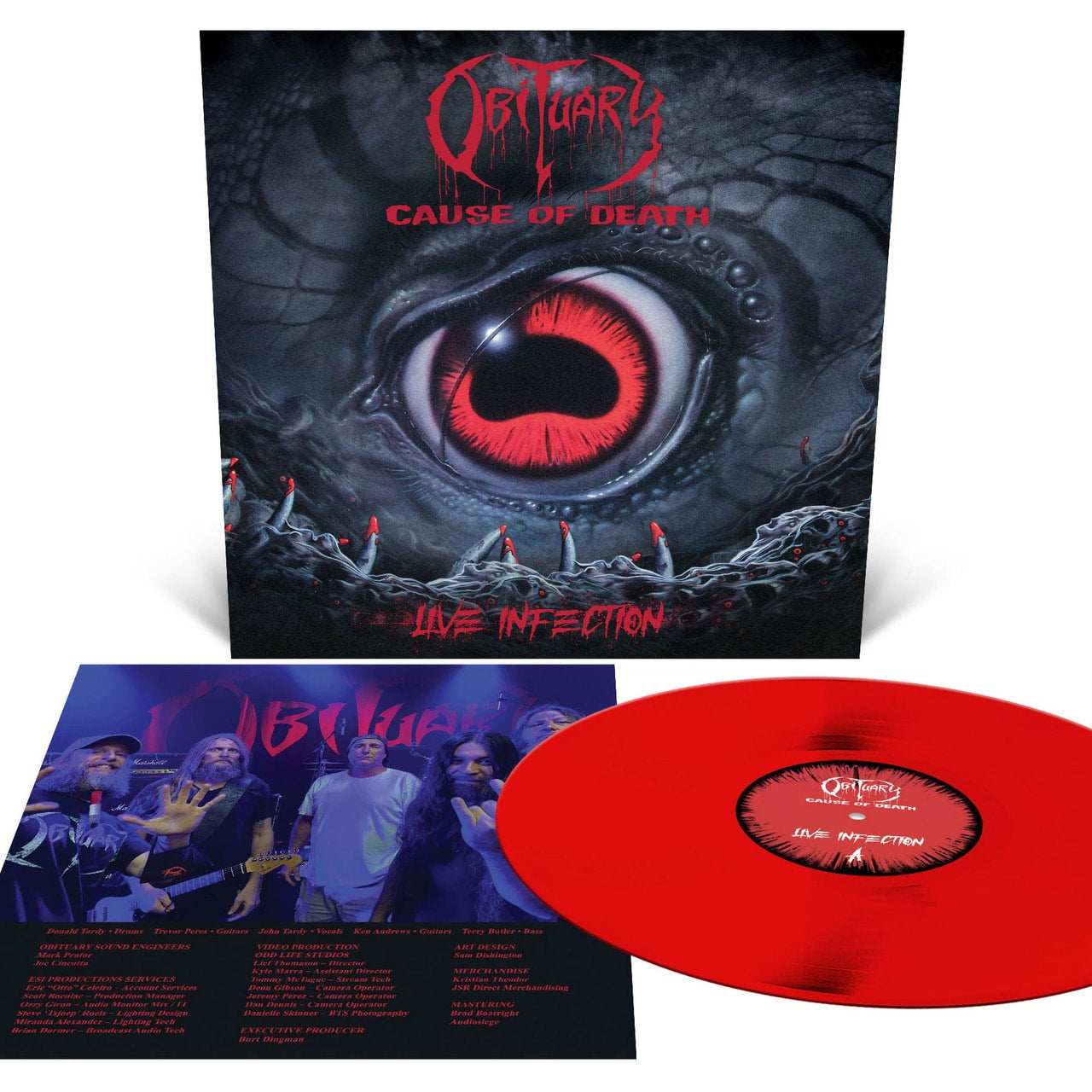 OBITUARY - Cause of Death - Live Infection (Ltd. Blood Red) LP