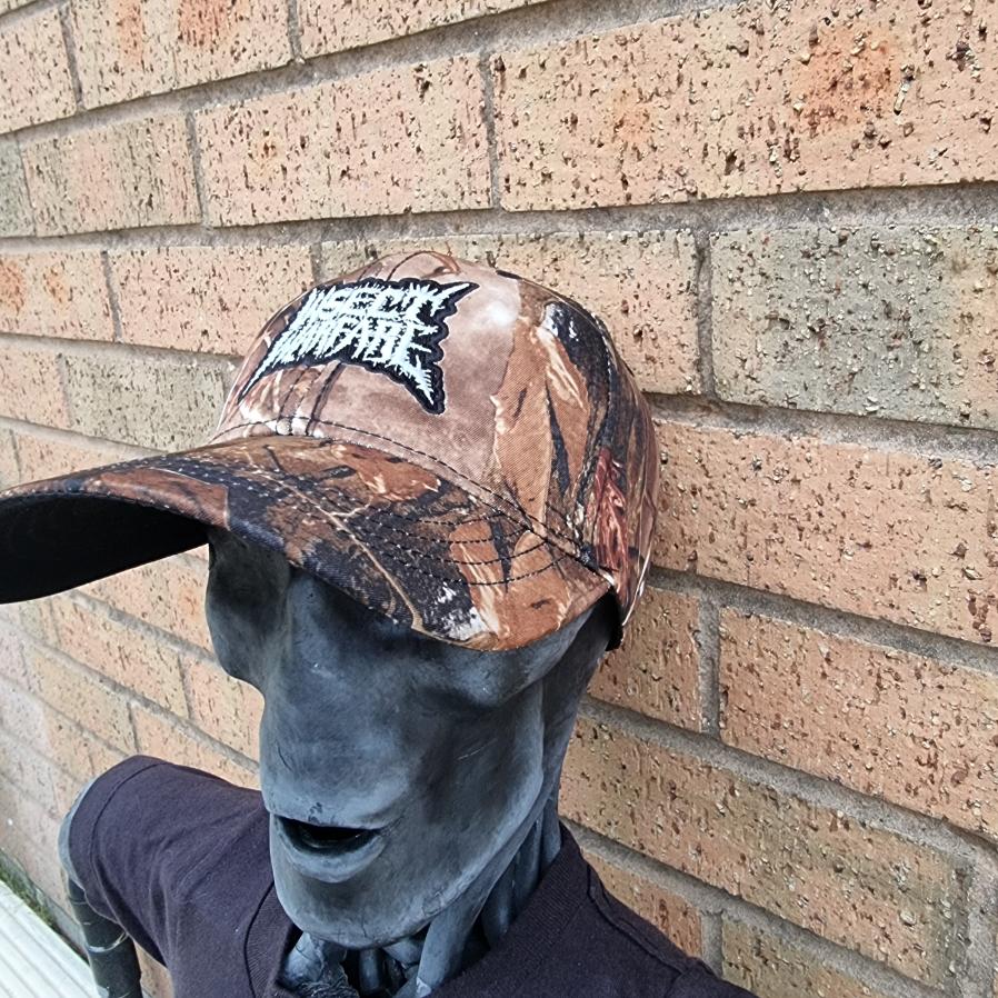 INSECT WARFARE -  (Glow in the Dark) Logo LEAF CAMO BASEBALL CAP