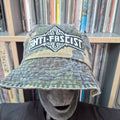 ANTI FASCIST - Bolt Thrower (Glow in the Dark) Logo Tribute - GREEN CAMO BUCKET HAT