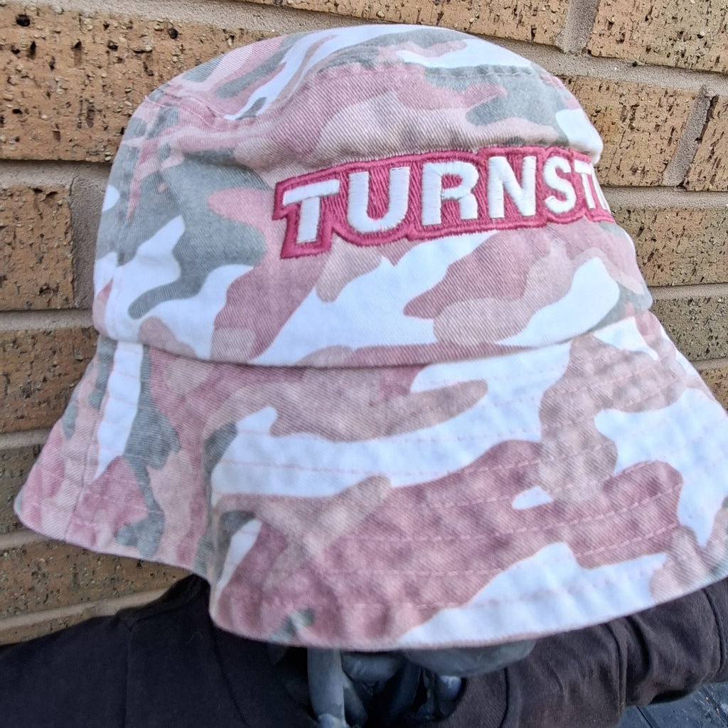 TURNSTILE - (Glow in the Dark) Logo - PINK CAMO BUCKET HAT