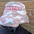 TURNSTILE - (Glow in the Dark) Logo - PINK CAMO BUCKET HAT