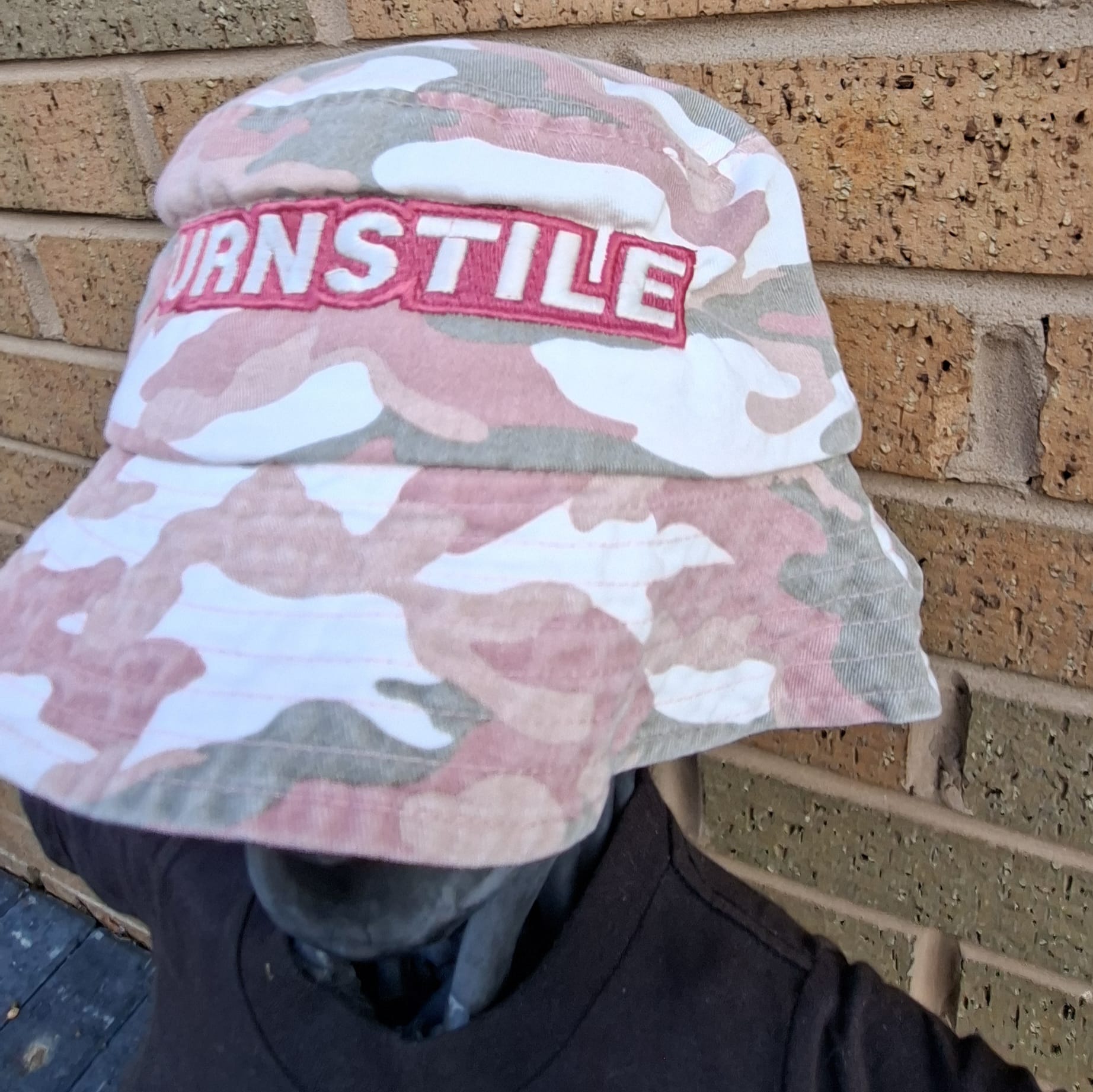 TURNSTILE - (Glow in the Dark) Logo - PINK CAMO BUCKET HAT