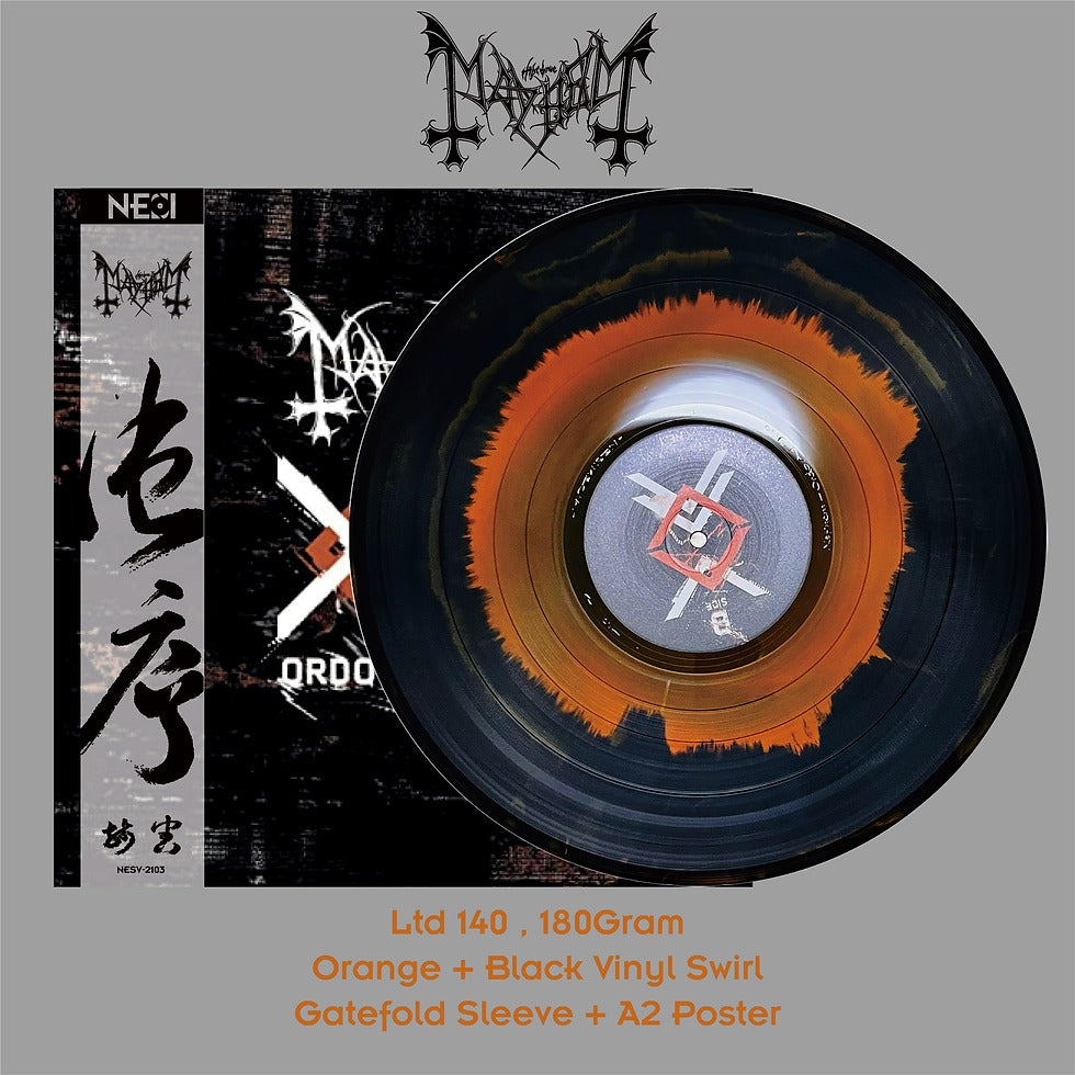MAYHEM - Ordo Ad Chao (Black / Orange Swirl - China Edition Ltd 140) LP