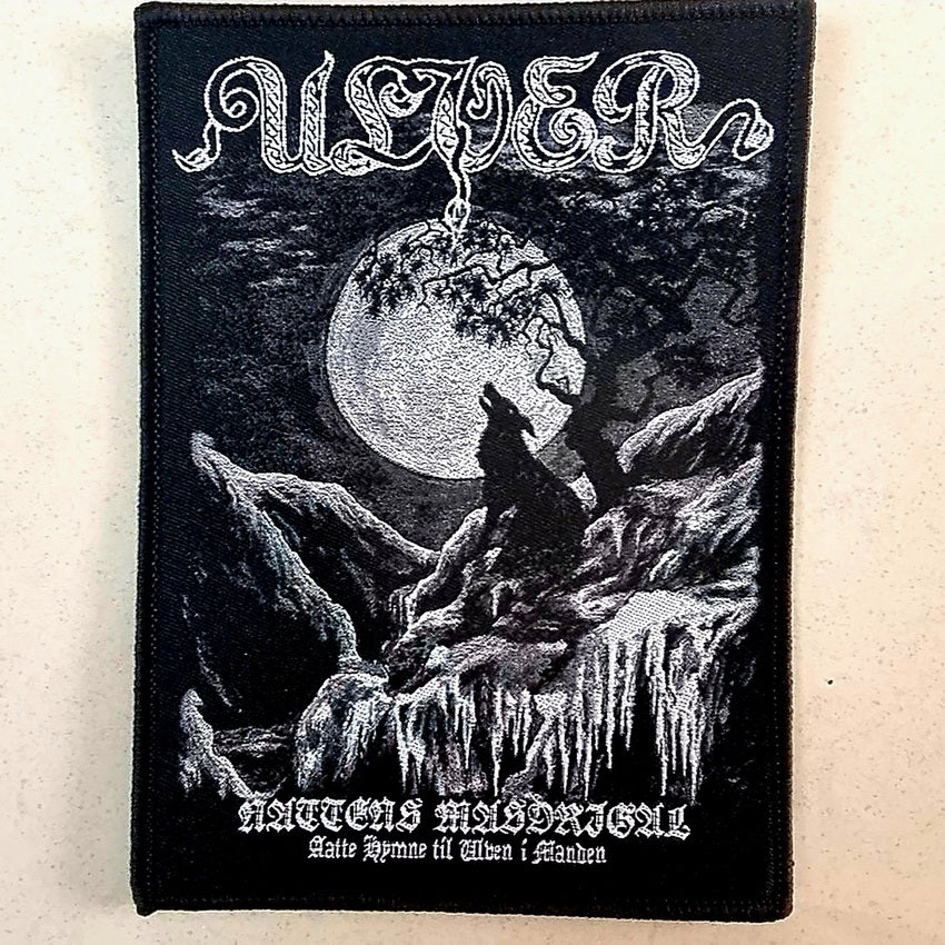 ULVER -  Nattens Madrigal - Aatte Hymne til Ulven i Manden - Woven Patch