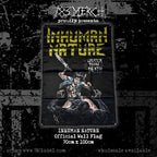 INHUMAN NATURE - Greater Than Death - Wall Flag Textile Poster