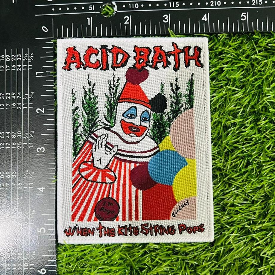 ACID BATH - When the Kite String Pops - Woven Patch