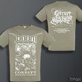 DOOM - Corrupt Fucking System - "Khaki" T-SHIRT
