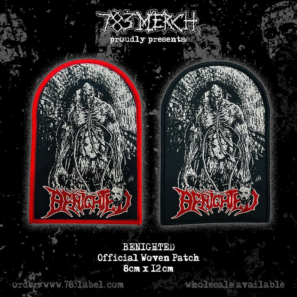 BENIGHTED - Asylum Cave - Woven Patch