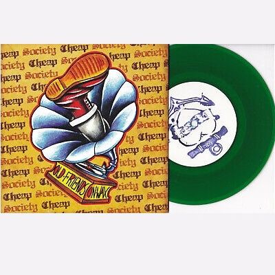 CHEAP STUFF / HIGH SOCIETY  -  Old Friends On Wax (Green Numbered Ltd. 100) Split 7"EP