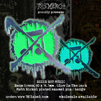 NOISE NOT MUSIC - Glow In The Dark - Enamel Pin