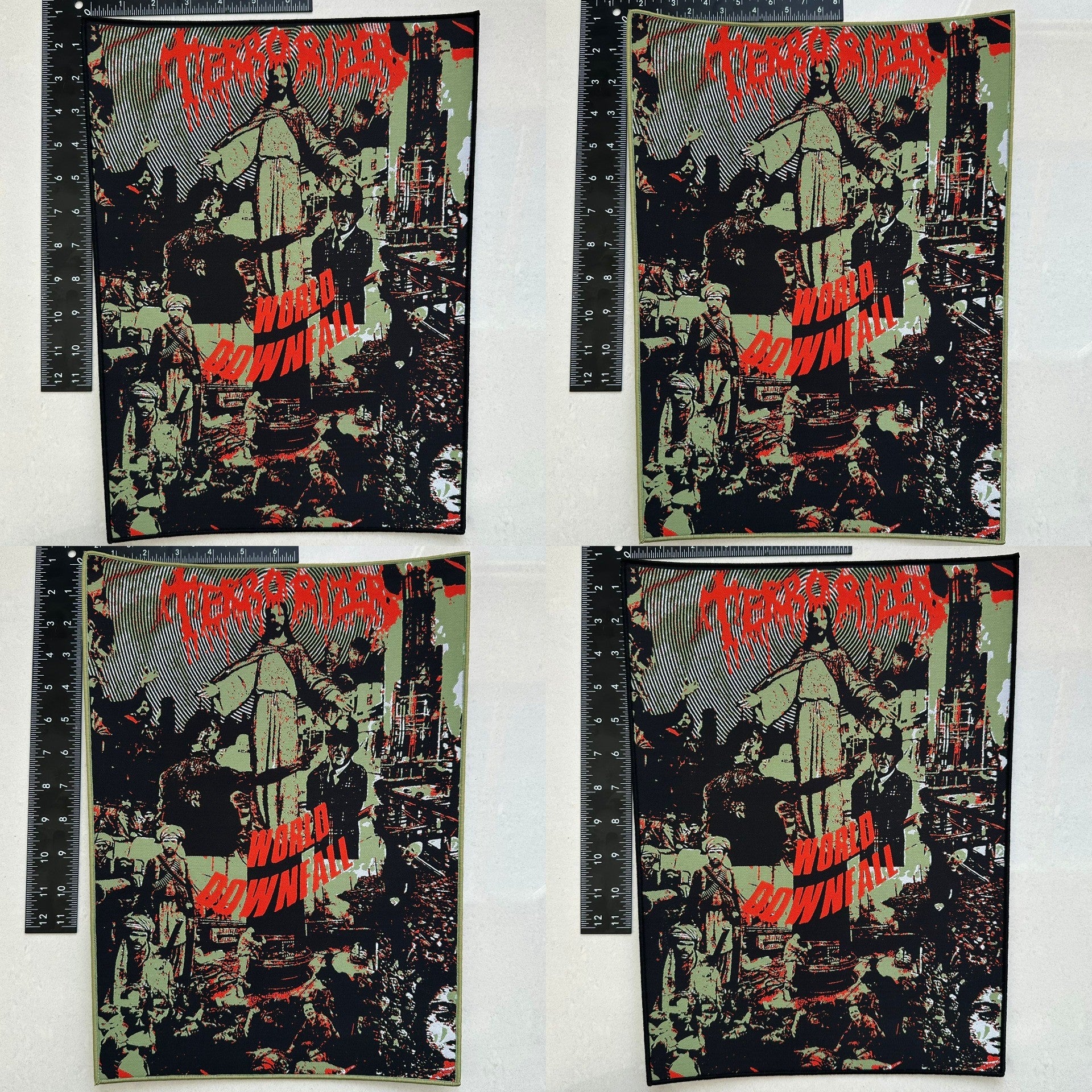 TERRORIZER - World Downfall - Woven Backpatch
