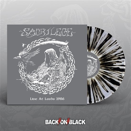 SACRILEGE - Live At Leeds 1986 (Clear w/Black Splatter) LP