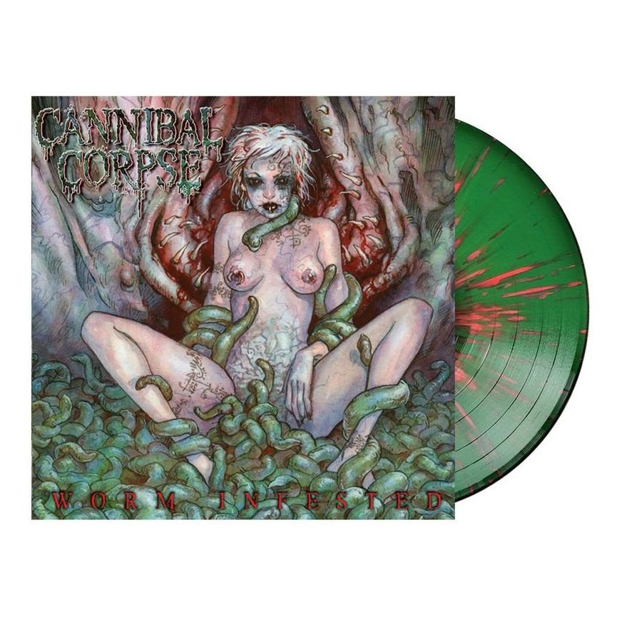 CANNIBAL CORPSE – Worm Infested (Ltd. Translucent Green w/ Red Splatter) LP