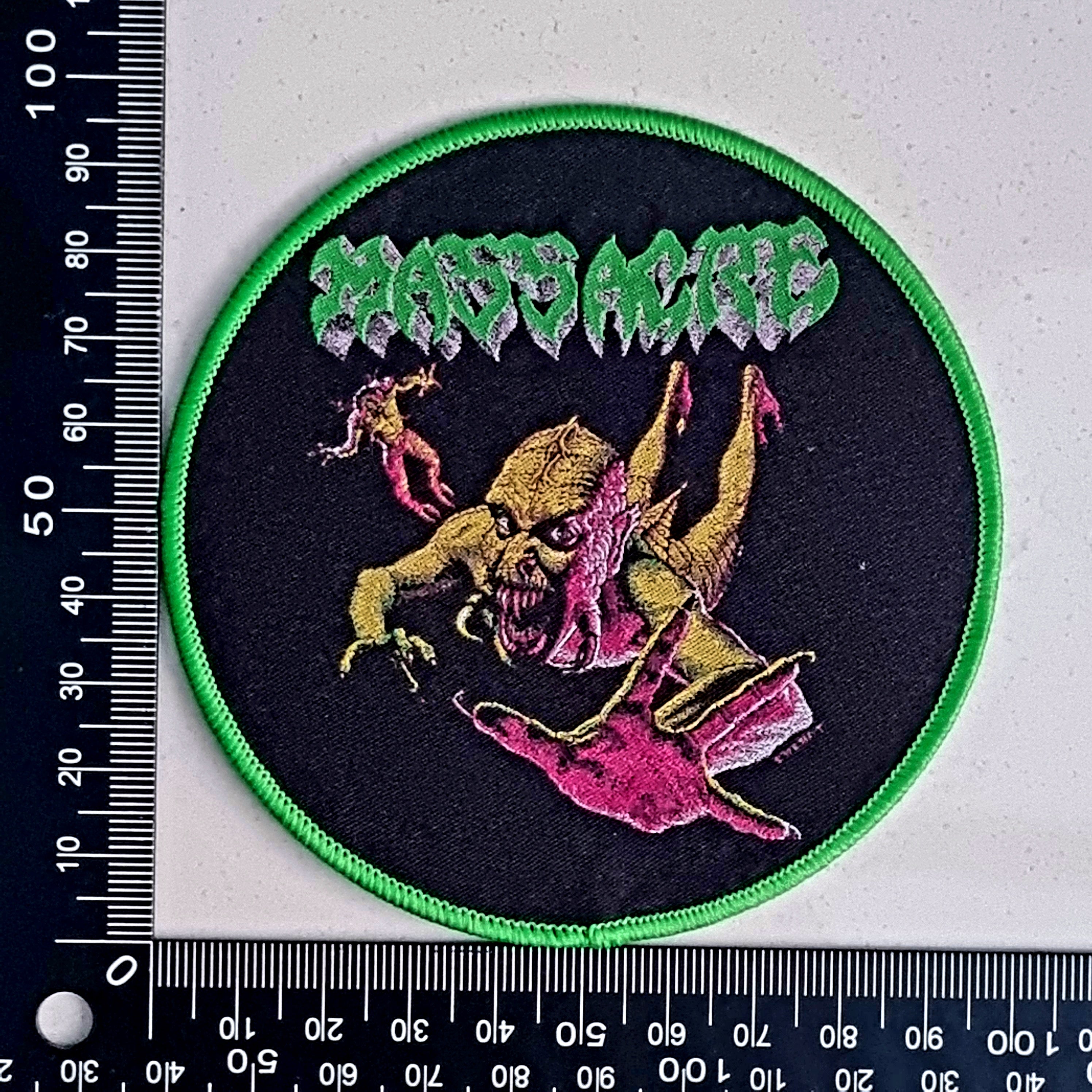 MASSACRE - From Beyond - (Green Border) Woven Patch