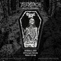 ETERNAL ROT - Putrid Hallucination - Coffin Shaped Woven Patch